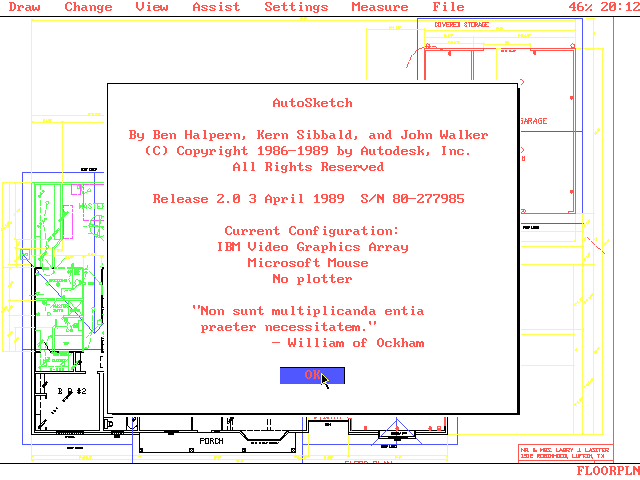 AutoSketch 2.0 - About